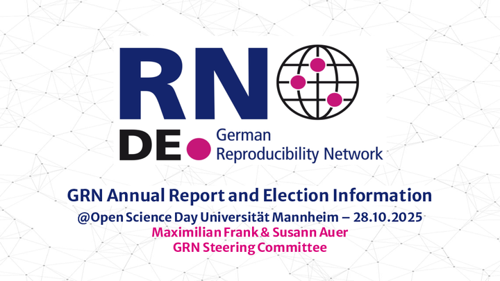 Slides for the GRN Annual Report