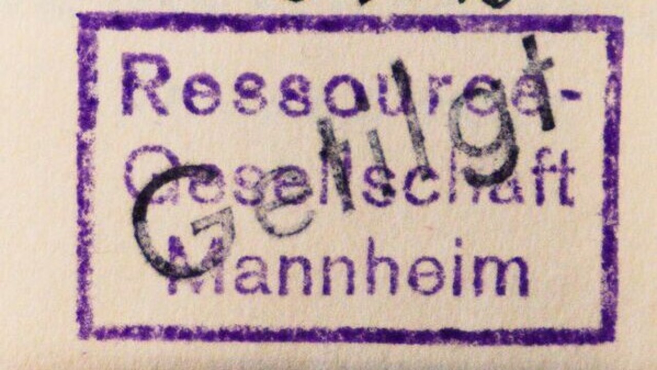 Rechteckiger Stempel der Ressource-Gesellschaft